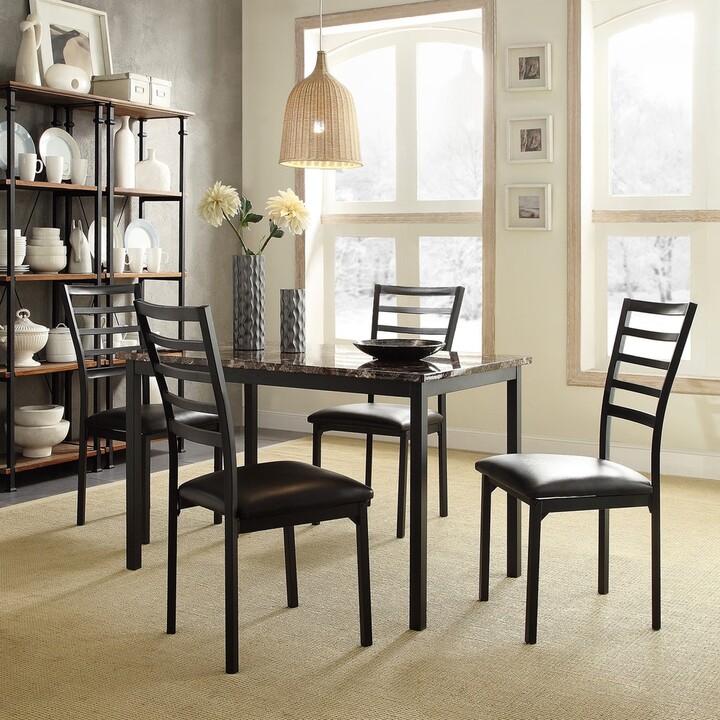 Norwegian Danish Modern Chestnut, Norwegian Danish Tapered Dining Chairs Set Of 2