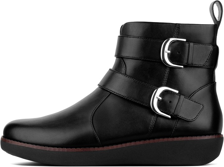 Fitflop laila double buckle ankle boots Outlet