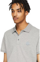 Thumbnail for your product : Moncler Grey Pique Polo