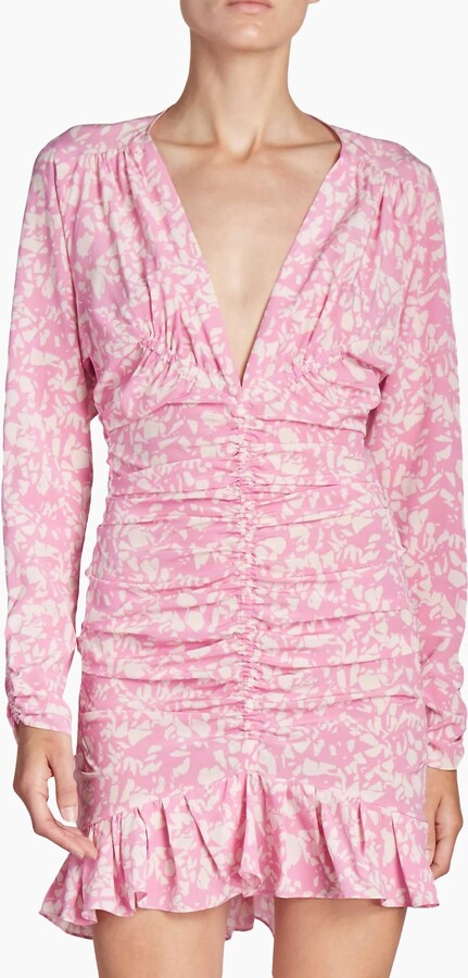 Isabel Marant Lara Dress In Pink