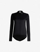 Thumbnail for your product : Wolford Shirt-style cotton-blend body