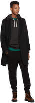 Thumbnail for your product : Saturdays NYC Black Embroidered Slash Ditch Hoodie