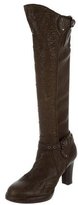 Thumbnail for your product : Henry Beguelin Leather Knee-High Boots