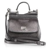 Thumbnail for your product : Dolce & Gabbana Sicily Micro Metallic Top-Handle Satchel