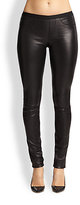 Thumbnail for your product : Helmut Lang Stretch-Leather Leggings