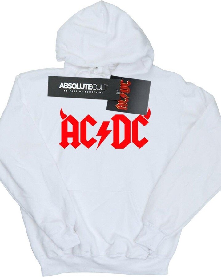 AC/DC Horns Logo Hoodie - ShopStyle