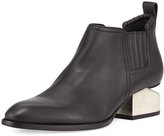 Thumbnail for your product : Alexander Wang Kori Tilt-Heel Leather Bootie, Black