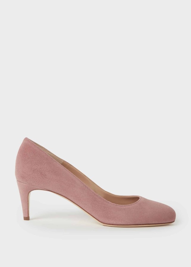 rose pink court shoes