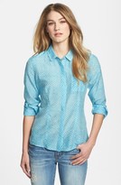 Thumbnail for your product : Halogen Cotton & Silk Shirt