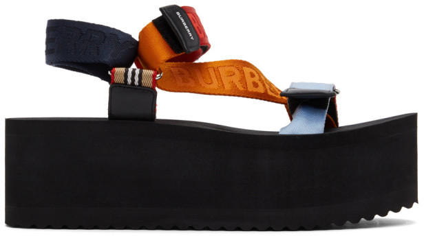 burberry platform sandals