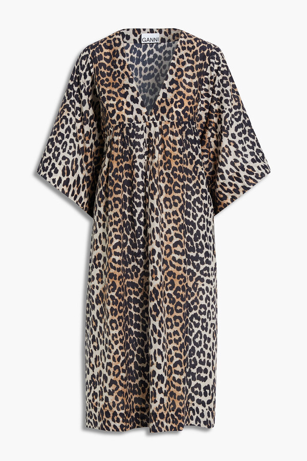 Ganni Leopard Dress | ShopStyle
