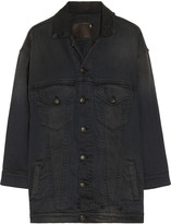 Thumbnail for your product : R 13 Oversized Trucker stretch-denim jacket