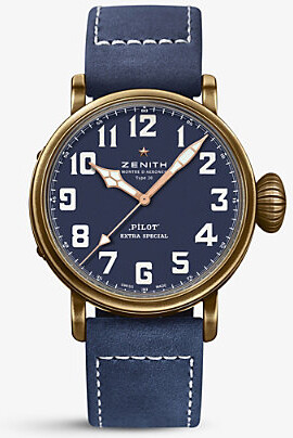 Zenith 29.2430.679/57.C808 Pilot Type 20-Extra Special bronze and leather automatic watch