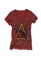 Thumbnail for your product : Rebel Yell Malibu V-neck Tee in Heather Red