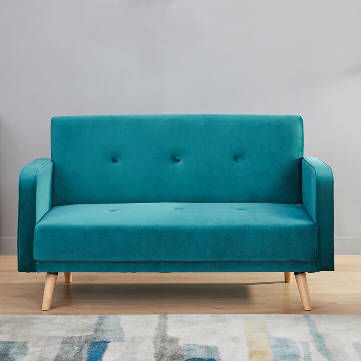 Dunelm Milla Fabric Sofa Teal (Blue) ShopStyle