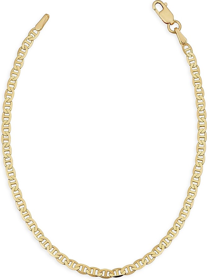 Oradina Women's 14K Yellow Gold Mystic Mariner Anklet - Yellow Gold