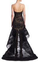 Thumbnail for your product : Oscar de la Renta High-Low Strapless Sweetheart Gown