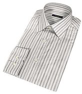 Thumbnail for your product : Bagutta Elegant Striped Gray Cotton Dress Shirt