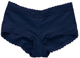 Thumbnail for your product : Victoria's Secret Cotton Lingerie Lace-waist Shortie Panty
