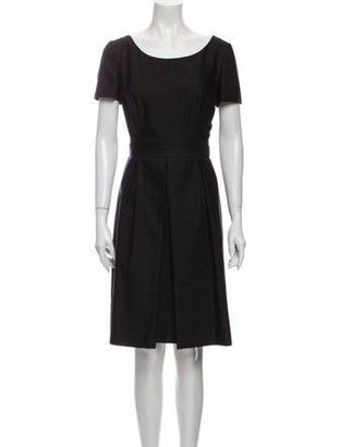 Prada Wool Knee-Length Dress Wool