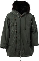 Hooded Button Parka 