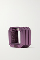 Thumbnail for your product : EÉRA Mini 18-karat White Gold Single Earring - Purple - one size