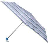 Thumbnail for your product : totes Mini White Thin Stripe Umbrella (3 Section)