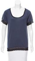 Thumbnail for your product : Barbara Bui Silk & Cashmere-Blend Top