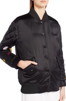 Thumbnail for your product : Fendi Women's Floral Embellished Bomber Jacket