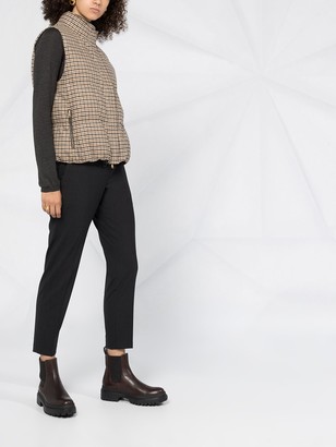 Brunello Cucinelli Checked Padded Gilet