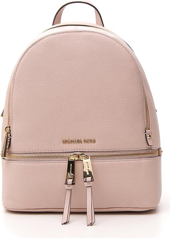 MICHAEL Michael Kors Pink Pouch with Chain and LOgo Detail in Hammered  Leather Woman - ShopStyle Shoulder Bags