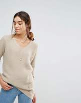 Thumbnail for your product : Wild Flower V Neck Distressed Sweater