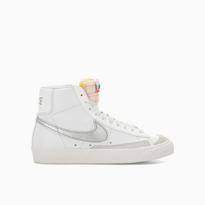 nike all white blazers
