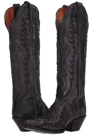 black cowgirl boots cheap