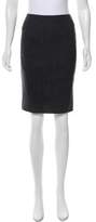 Thumbnail for your product : John Galliano Wool Knee-Length Skirt
