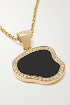 Thumbnail for your product : Anissa Kermiche Belle De Nuit 14-karat Gold, Onyx And Diamond Necklace - One size