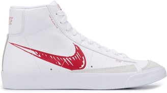 white nike high tops mens