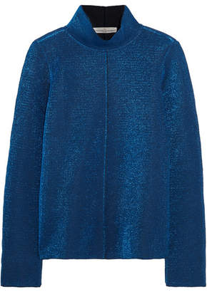 Golden Goose Deluxe Brand 31853 Diana Metallic Knitted Top - Blue