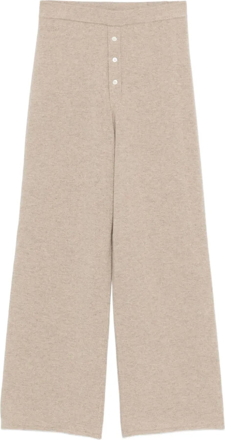 Guest In Residence Cashmere Straight-Leg Trousers