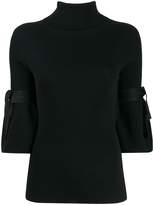 Thumbnail for your product : D-Exterior D.Exterior tied sleeve ribbed jumper