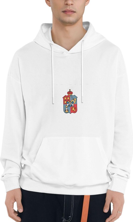 POOEDSO Mexico stateflags Tabasco Sweatshirts For Men Women Casual Long Sleeve Sweatshirt Pullover Hoodie White