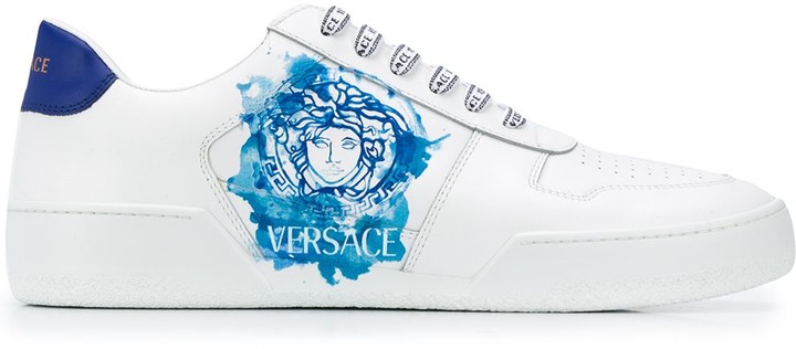 versace sneakers with medusa head