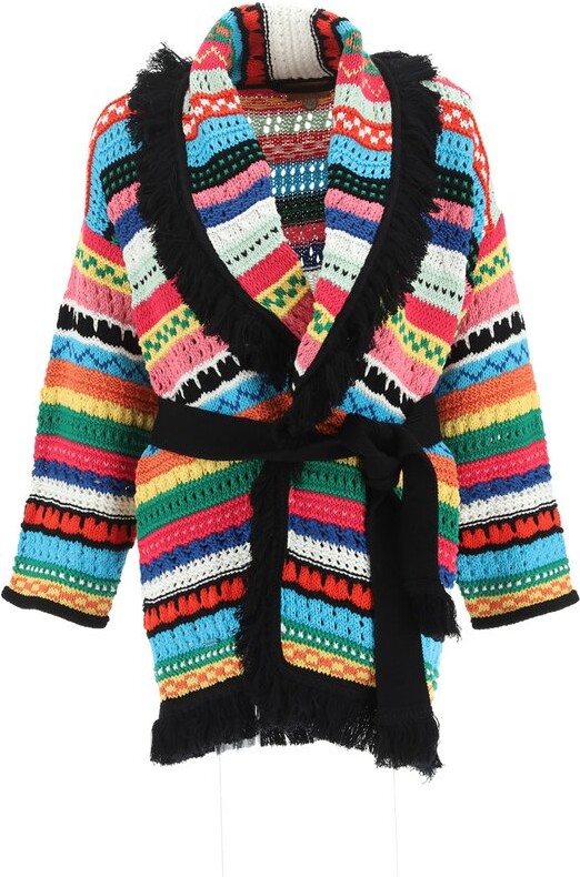 Alanui Over The Horizon Belted Cardigan - ShopStyle