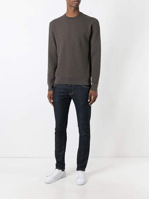 Tod's woven detail jumper