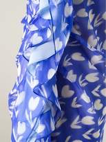 Thumbnail for your product : Ungaro tulip print ruffle detail dress