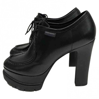 Louis Vuitton Black Leather Ankle boots