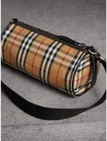 Thumbnail for your product : Burberry The Small Vintage Check and Leather Barrel Bag