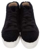 Thumbnail for your product : Helmut Lang Shearling High-Top Sneakers