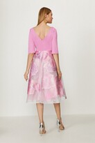 Thumbnail for your product : Coast Clipped Jacquard Full Midi Dress