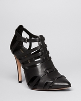 Thumbnail for your product : Rebecca Minkoff Pointed Toe Cutout Platform Booties - Randi High Heel